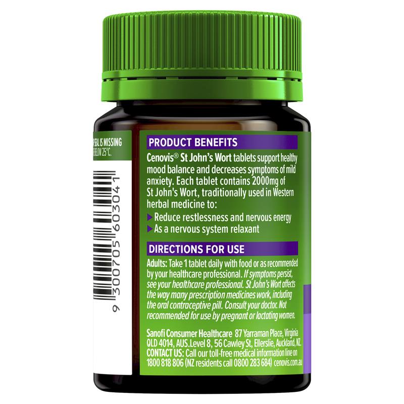 Load image into Gallery viewer, Cenovis St Johns Wort 60 Tablets
