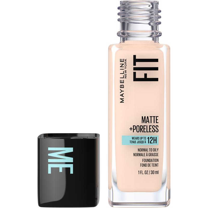 Load image into Gallery viewer, Maybelline Fit Me Matte &amp; Poreless Mattifying Liquid Foundation - Fair Porcelain 102
