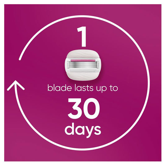 Gillette Venus Comfort Glide Sugarberry Blade Refills 4 Pack