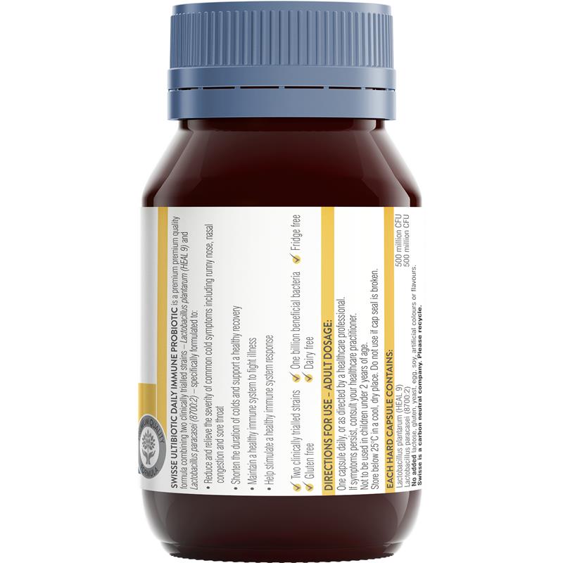 Load image into Gallery viewer, Swisse Ultibiotic Daily Immune Probiotic 30 Capsules
