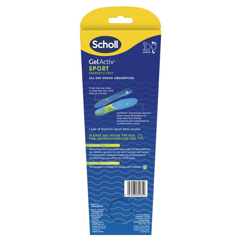 Load image into Gallery viewer, Scholl Gel Activ Insole Sport Large
