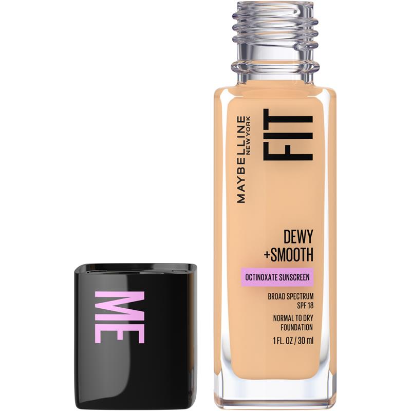 Load image into Gallery viewer, Maybelline Fit Me Dewy Smooth Foundation Warm Nude
