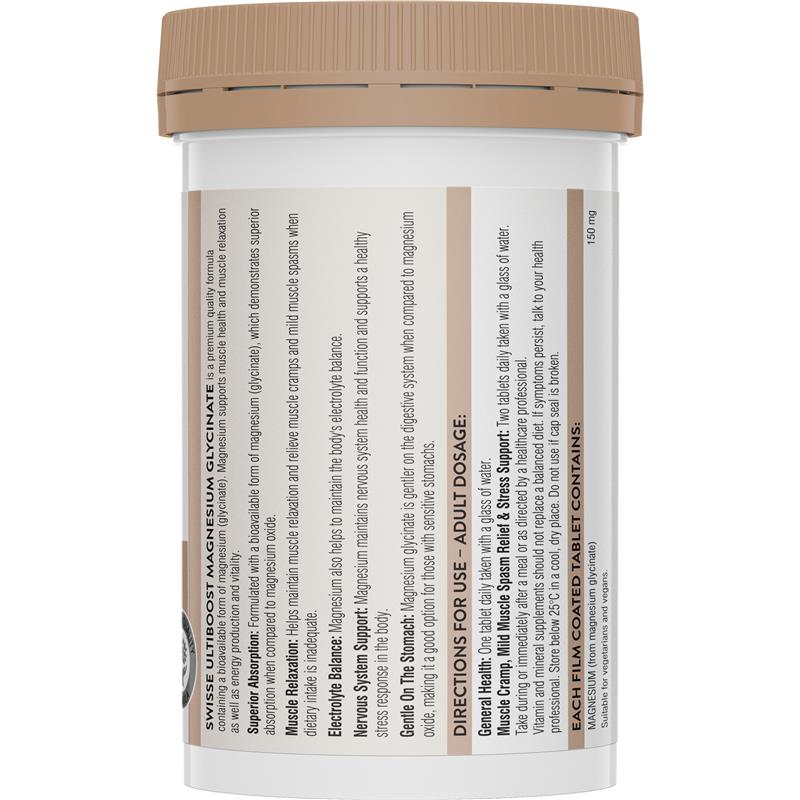 Load image into Gallery viewer, Swisse Ultiboost Magnesium Glycinate 60 Tablets

