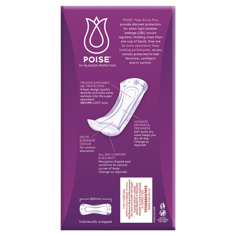 Load image into Gallery viewer, Poise Pads Extra Plus 10 Pack
