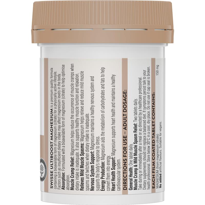 Load image into Gallery viewer, Swisse Ultiboost Magnesium 60 Tablets
