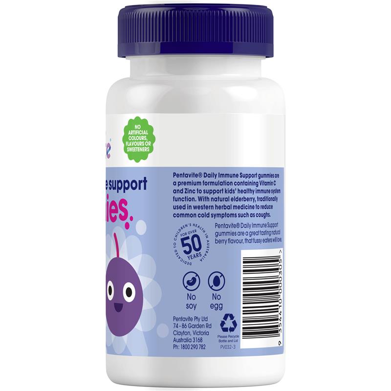 Load image into Gallery viewer, Pentavite Daily Immune Daily Kids Gummies 60 Gummies
