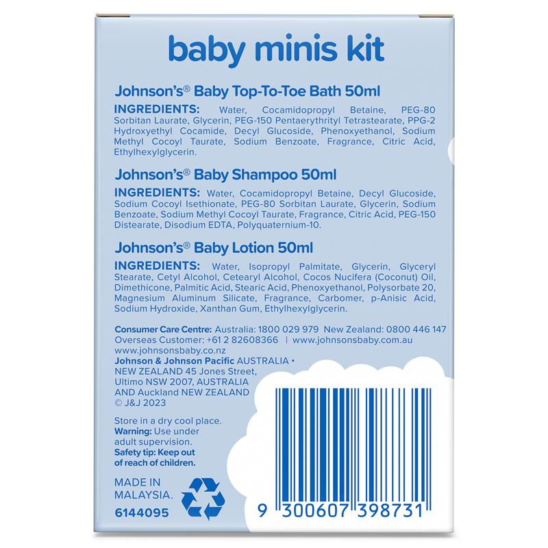 Load image into Gallery viewer, Johnsons Baby Minis Travel Kit
