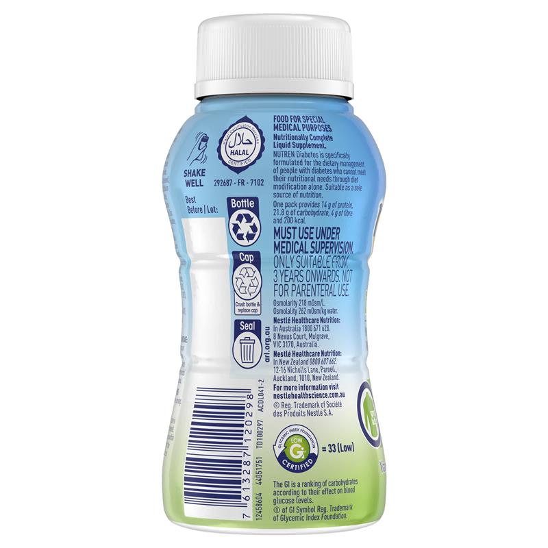 Load image into Gallery viewer, Nutren Diabetes Ready to Drink Vanilla Flavour 200ml
