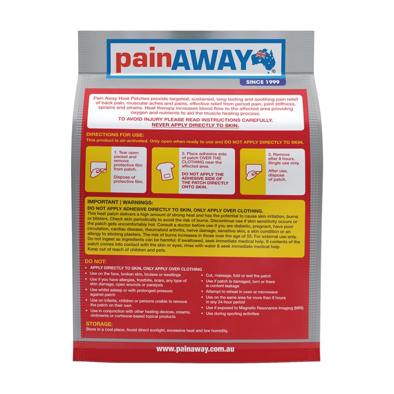 Load image into Gallery viewer, Pain Away Heat Patches Regular 10 Pack Exclusive

