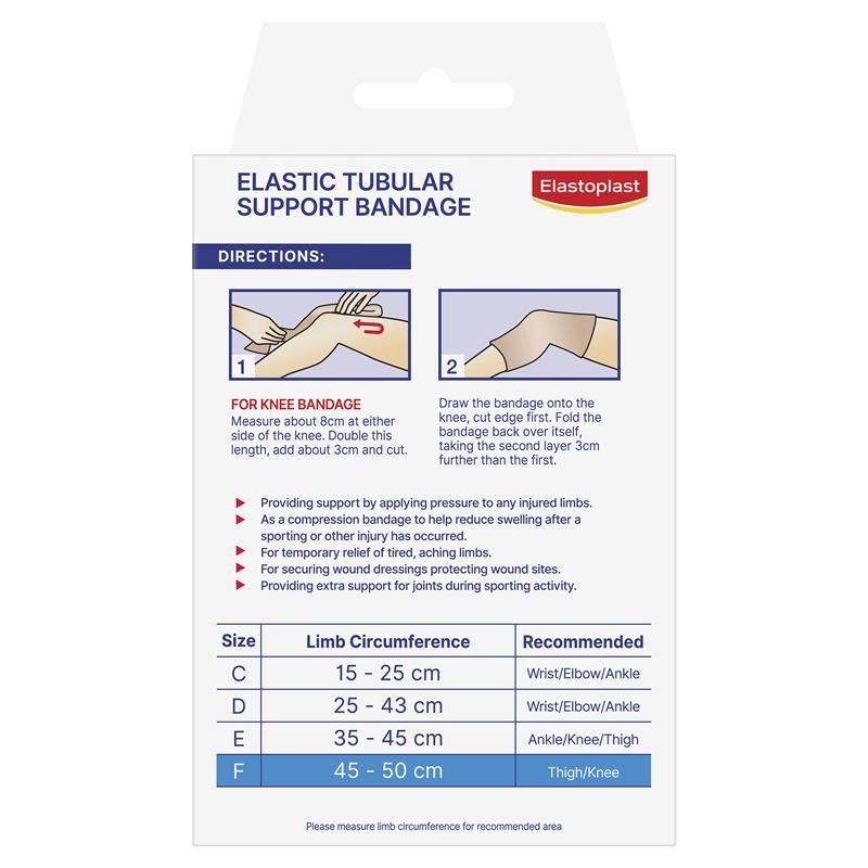 Load image into Gallery viewer, Elastoplast Elastic Tubular Support Bandage Size F Large 45-50cm
