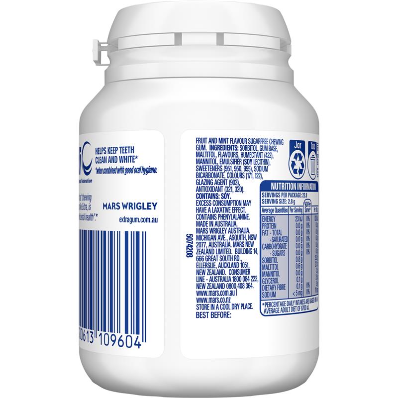 Load image into Gallery viewer, Extra Bottle Bubblemint Gum 64g
