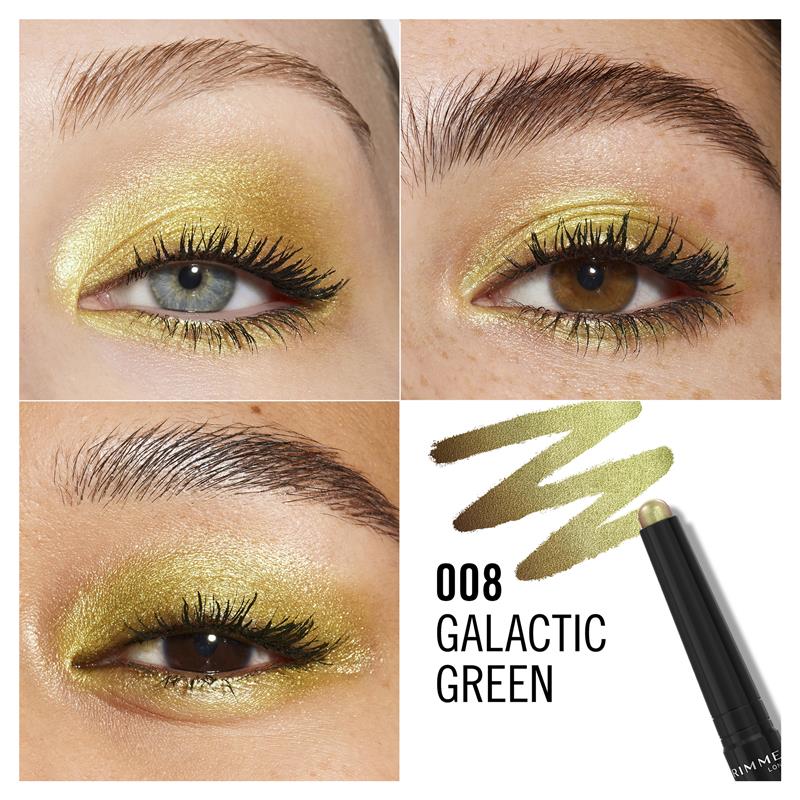 Load image into Gallery viewer, Rimmel Wonder Last Shadow Stick 008 Galactic Green

