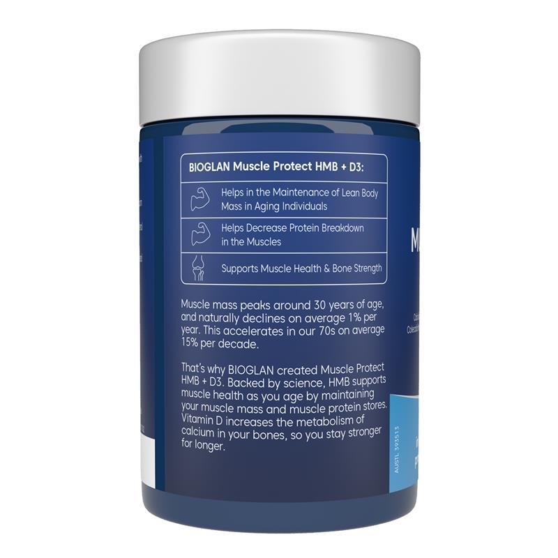 Load image into Gallery viewer, Bioglan Muscle Protect HMB + D3 60 Tablets
