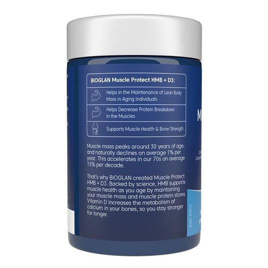 Bioglan Muscle Protect HMB + D3 60 Tablets