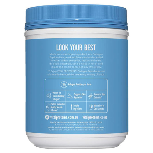 Vital Proteins Collagen Peptides Powder Unflavoured 567g Exclusive Size