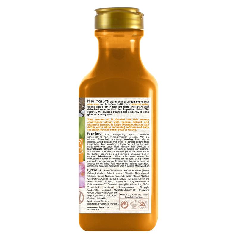 Load image into Gallery viewer, Maui Moisture Curl Quench + Hydrating Coconut Oil Conditioner For Curly Hair 385mL
