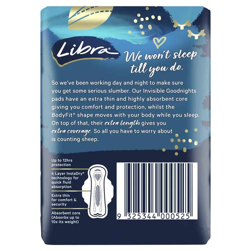 Load image into Gallery viewer, Libra Invisible Goodnight With Wings 10 Pack
