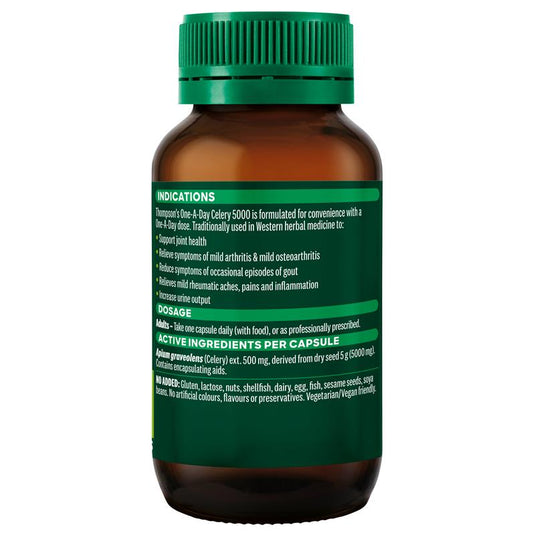 Thompson's One-A-Day Celery Seed 5000mg 60 Capsules