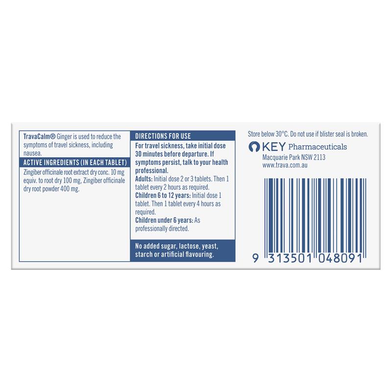 Load image into Gallery viewer, Travacalm Ginger 30 Tablets
