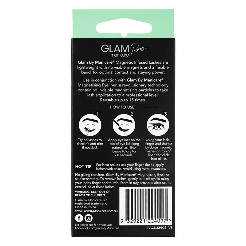 Load image into Gallery viewer, Glam By Manicare Pro Magnetic Infused Jourdan Lashes Length
