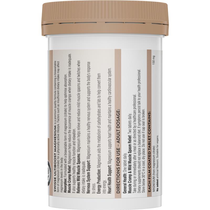 Load image into Gallery viewer, Swisse Ultiboost Magnesium 120 Tablets
