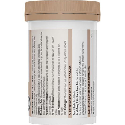 Swisse Ultiboost Magnesium 120 Tablets