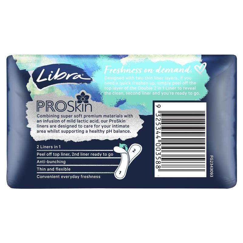 Load image into Gallery viewer, Libra Liner Flexi Double Liner Thin 2 in 1 25 Pack
