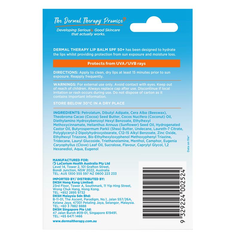 Load image into Gallery viewer, Dermal Therapy Lip Balm SPF 50+
