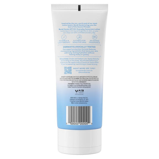 Bondi Sands SPF 50+ Sunscreen Lotion Fragrance Free 150ml