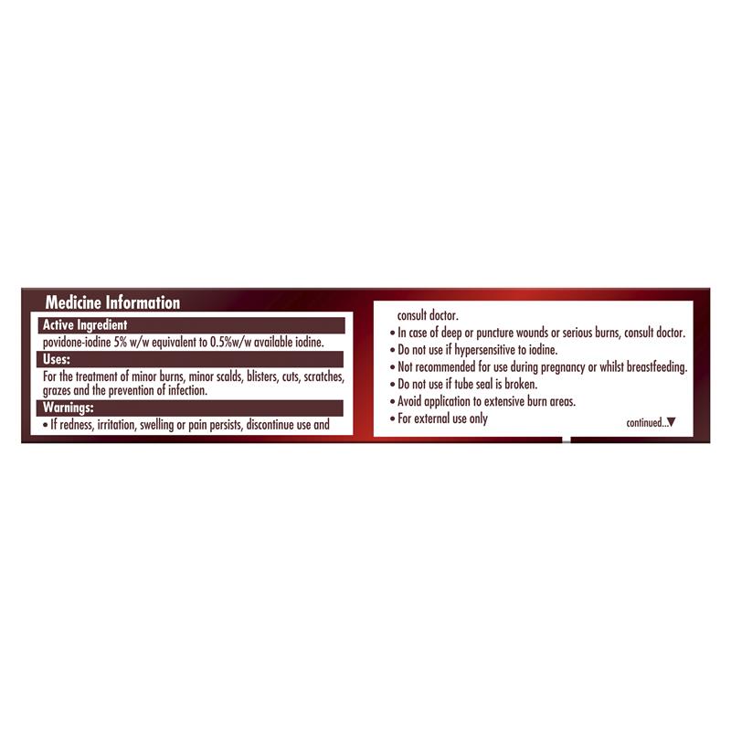 Load image into Gallery viewer, Betadine Antiseptic First Aid Cream 20g
