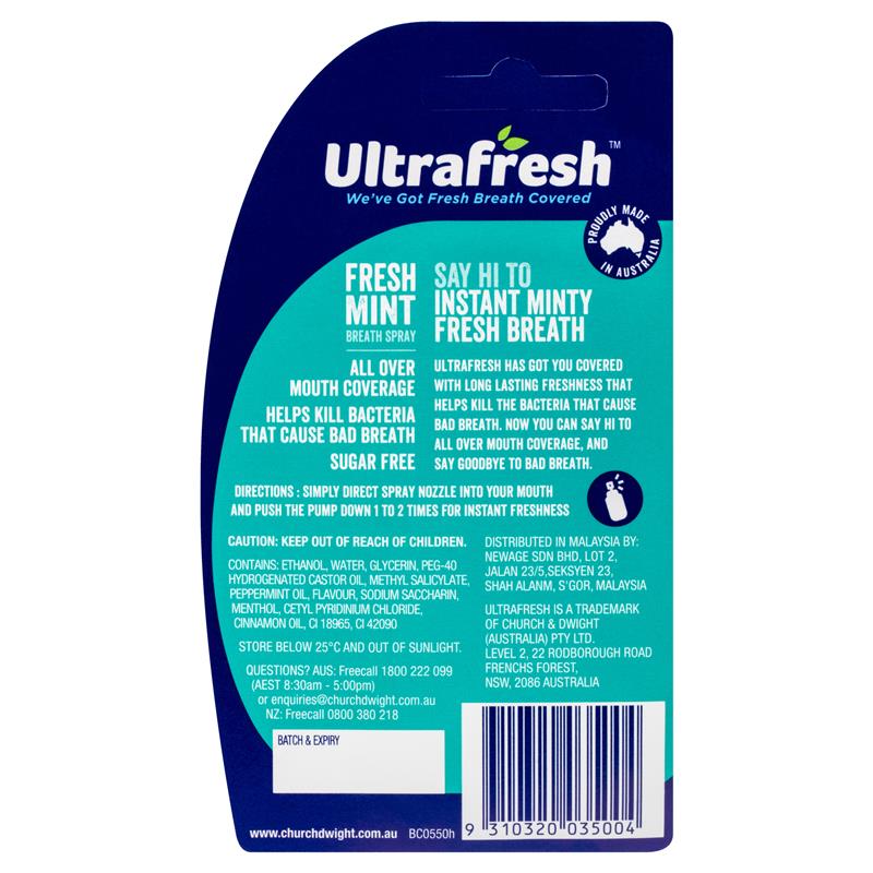 Load image into Gallery viewer, Ultrafresh Spray Freshmint 12ml
