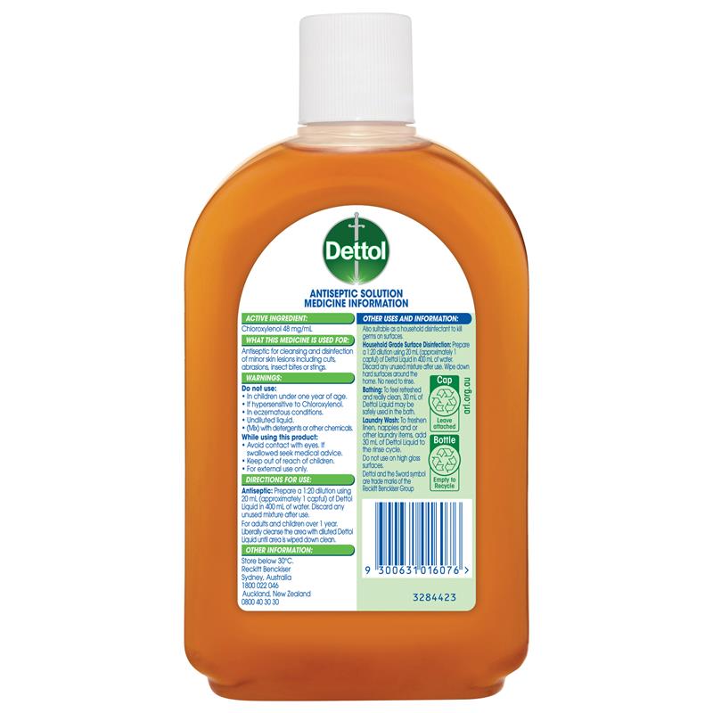 Load image into Gallery viewer, Dettol Antiseptic Antibacterial Disinfectant Liquid 500ml

