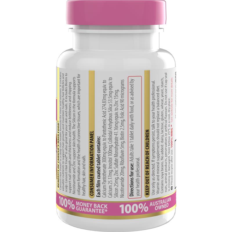 Load image into Gallery viewer, Carusos Hair Food 60 Tablets
