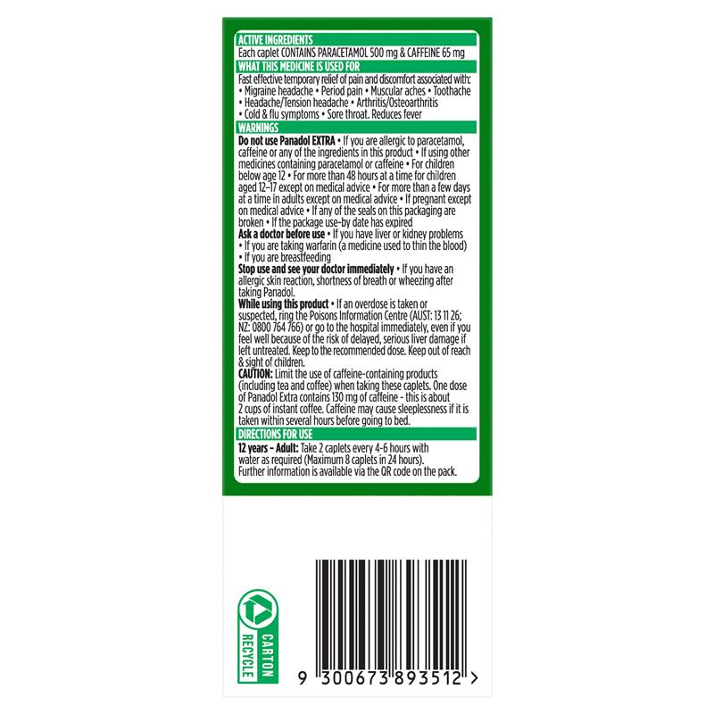 Load image into Gallery viewer, Panadol Extra Optizorb 48 Caplets
