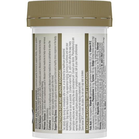 Swisse Ultiboost Mood 50 Tablets