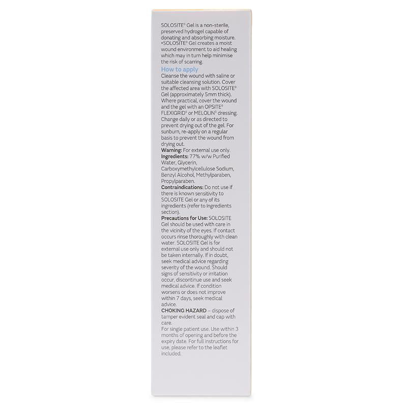 Load image into Gallery viewer, Solosite Wound Gel Tube 100G
