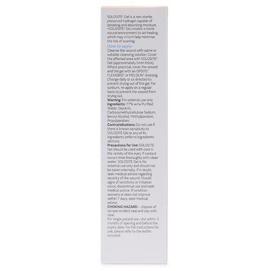 Solosite Wound Gel Tube 100G