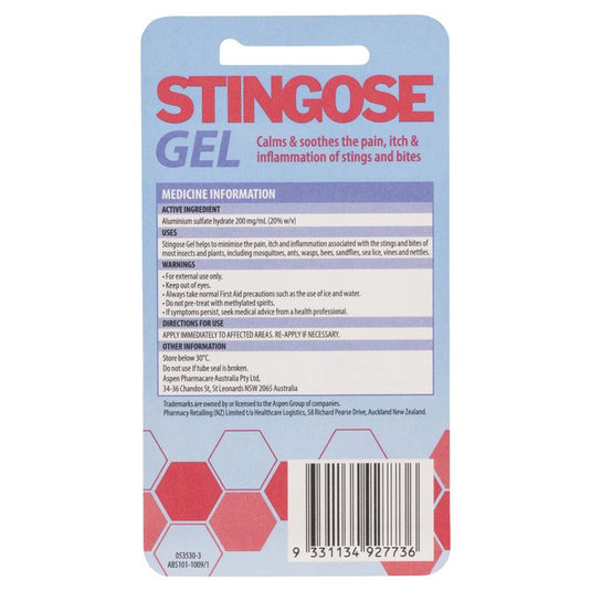 Stingose Gel Blister 25g