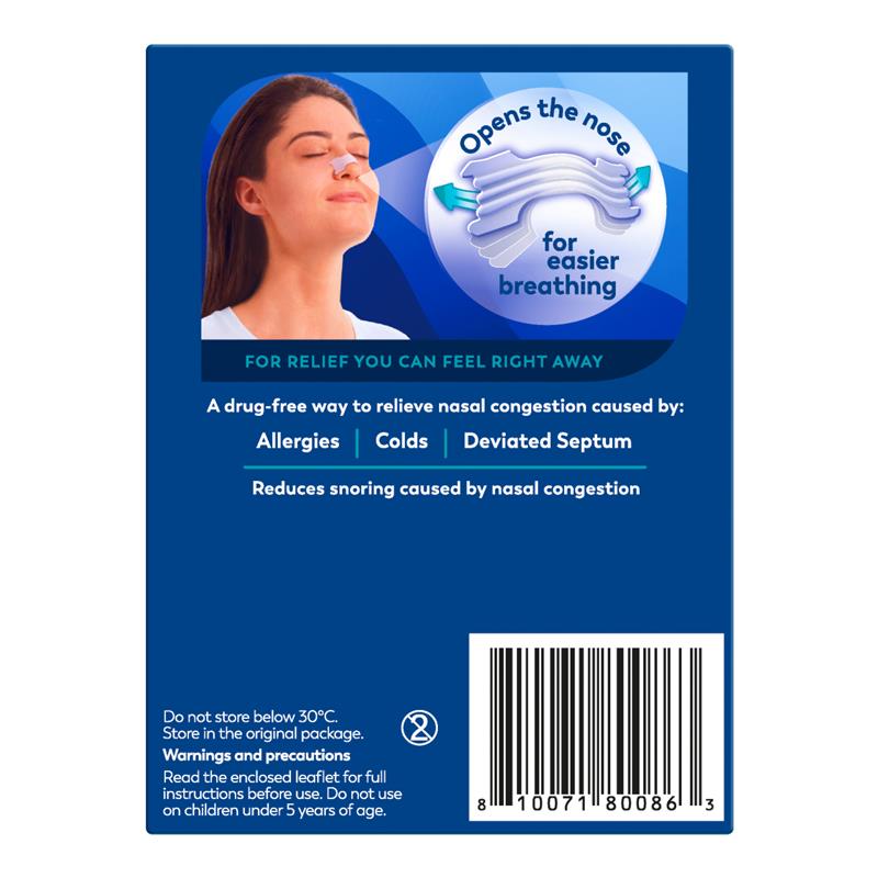Load image into Gallery viewer, Breathe Right Nasal Strips Extra Strength Clear 44 Strips
