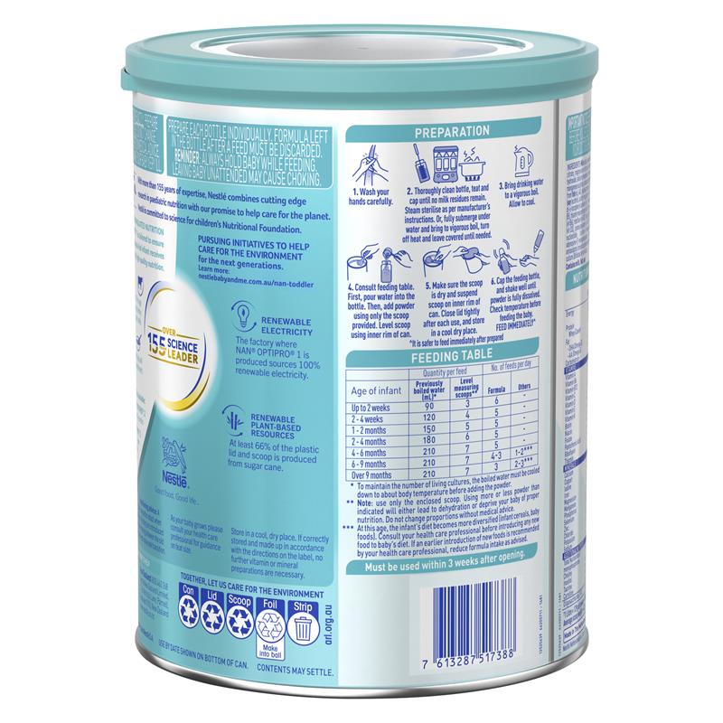 Load image into Gallery viewer, Nestle NAN OPTIPRO 1 Premium Starter Baby Infant Formula Powder, From Birth – 800g
