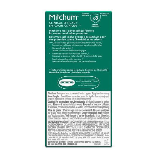 Mitchum for Men Clinical Deodorant Gel Cool Fresh 57g