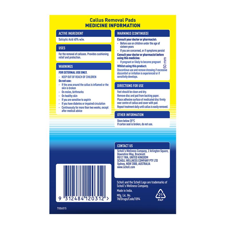 Load image into Gallery viewer, Scholl Callous Removal Medicated Disc Pads System 4 pack

