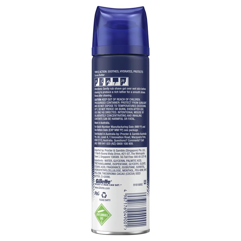 Load image into Gallery viewer, Gillette Shave Gel Refreshing Breeze 195g
