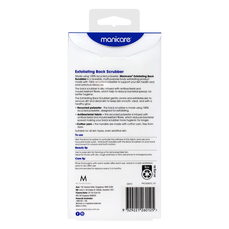 Load image into Gallery viewer, Manicare Exfoliating Back Scrubber
