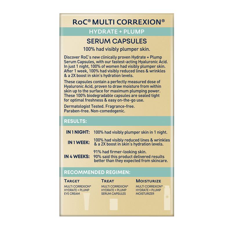 Load image into Gallery viewer, RoC Multi Correxion Hydrate &amp; Plump Night Serum Capsules 30 Pieces
