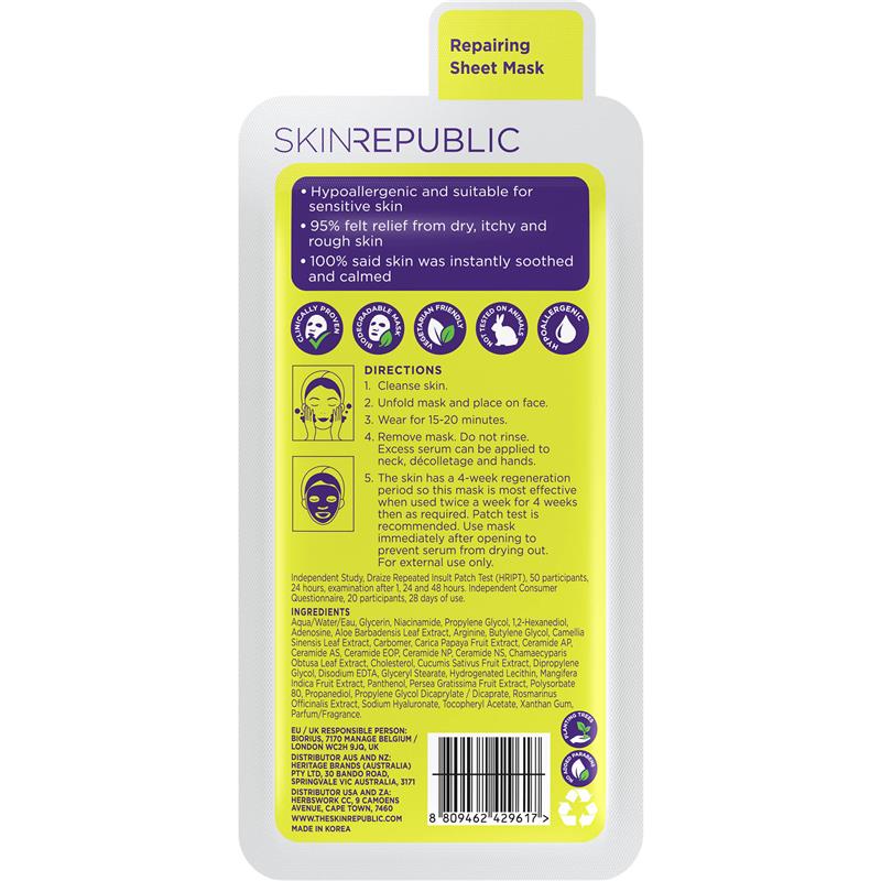 Load image into Gallery viewer, Skin Republic Ceramide Sheet Mask
