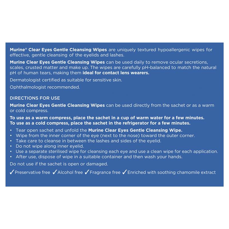 Load image into Gallery viewer, Murine Clear Eyes Wipes
