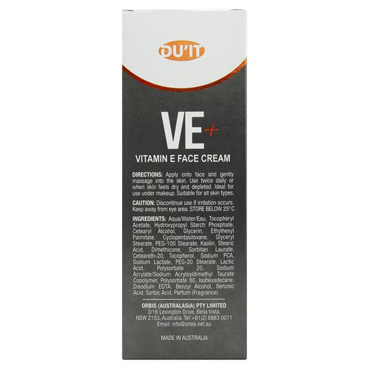 DUIT VE+ Vitamin E Face Cream 50g