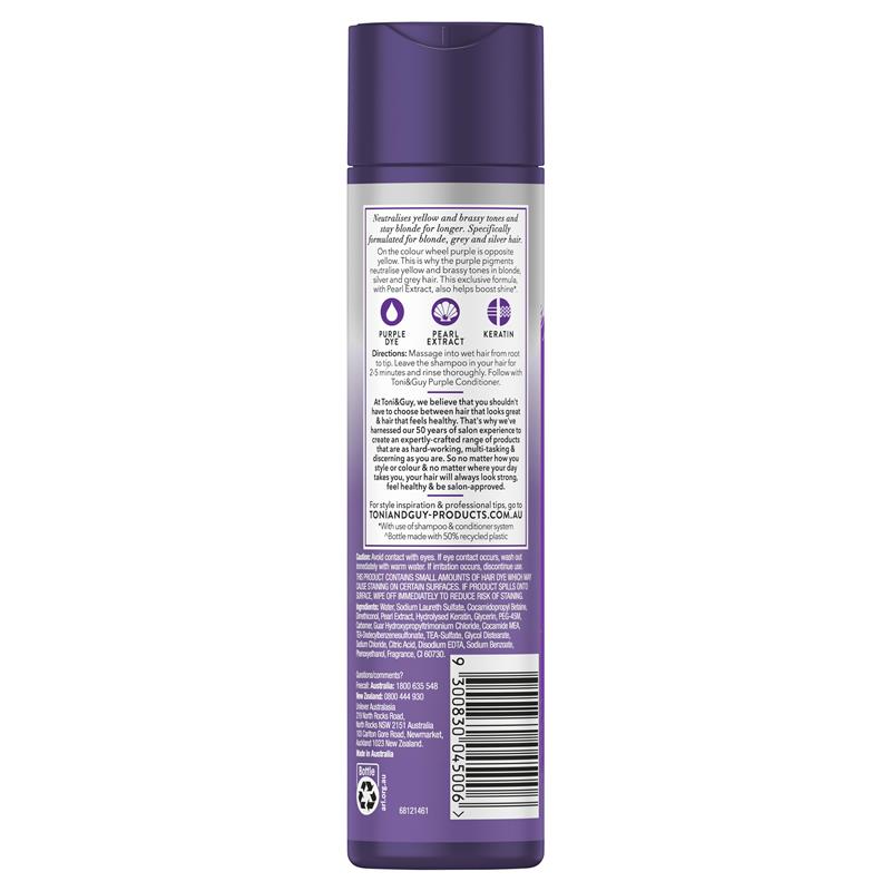 Load image into Gallery viewer, Toni &amp; Guy Purple Shampoo 250ml

