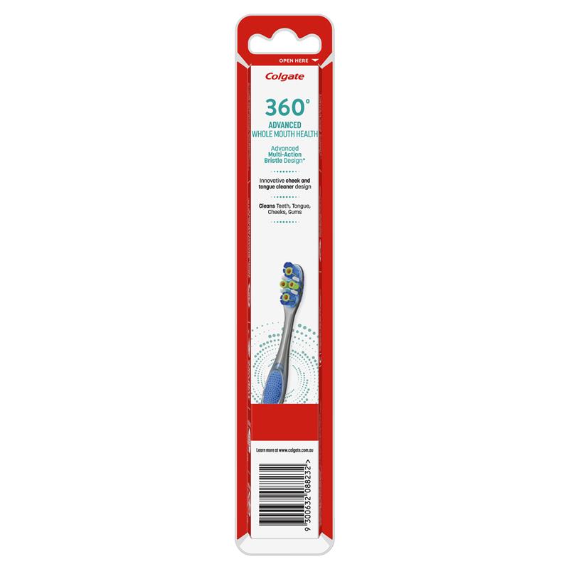 Load image into Gallery viewer, Colgate Toothbrush 360 Advanced Whole Mouth Health Medium

